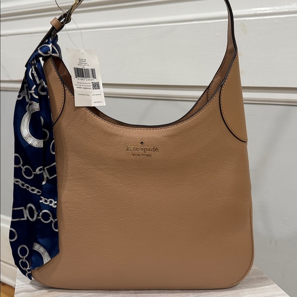 Kate Spade Bag Aster Tan Leather Shoulder Bag - Picture 4 of 17
